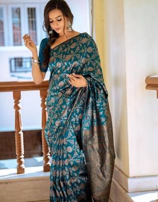 Zari art silk kanjeevaram saree 3