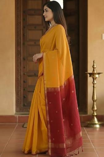 Woven design zari kanjeevaram saree