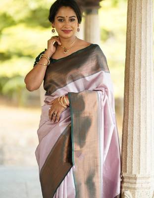 Woven design zari kanjeevaram saree 2