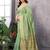 Floral embroidered kanjeevaram saree