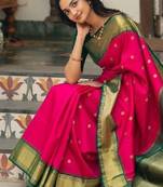Woven designed zari kanjeevaram saree