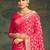 Ethnic motifs zari pure georgette kanjeevaram saree