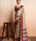 Ethnic motifs zari silk cotton kanjeevaram saree