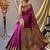 Woven design pure zari heavy work paithani kanjeevaram silk saree