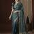 Zari woven striped pure georgette kanjeevaram saree