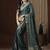 Zari woven striped pure georgette kanjeevaram saree