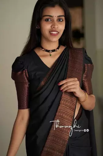 Woven design zari art silk handloom kanjeevaram saree