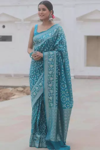 Woven design zari art silk kanjeevaram saree