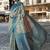 Woven design zari silk blend kanjeevaram saree