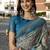 Woven design zari silk blend kanjeevaram saree
