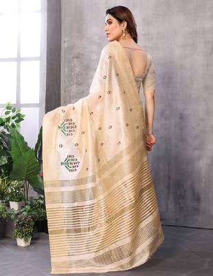 Floral zari kanjeevaram saree 2