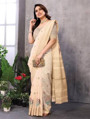 Floral zari kanjeevaram saree 3