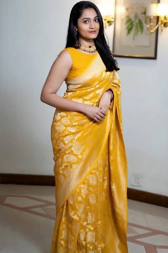 Woven design zari art silk handloom kanjeevaram saree