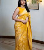 Woven design zari art silk handloom kanjeevaram saree