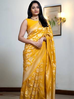 Woven design zari art silk handloom kanjeevaram saree 2
