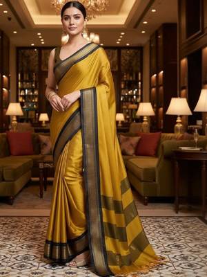 Woven design zari art silk handloom kanjeevaram saree 1