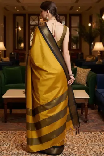 Woven design zari art silk handloom kanjeevaram saree