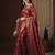 Ethnic motif zari woven kanjeevaram saree