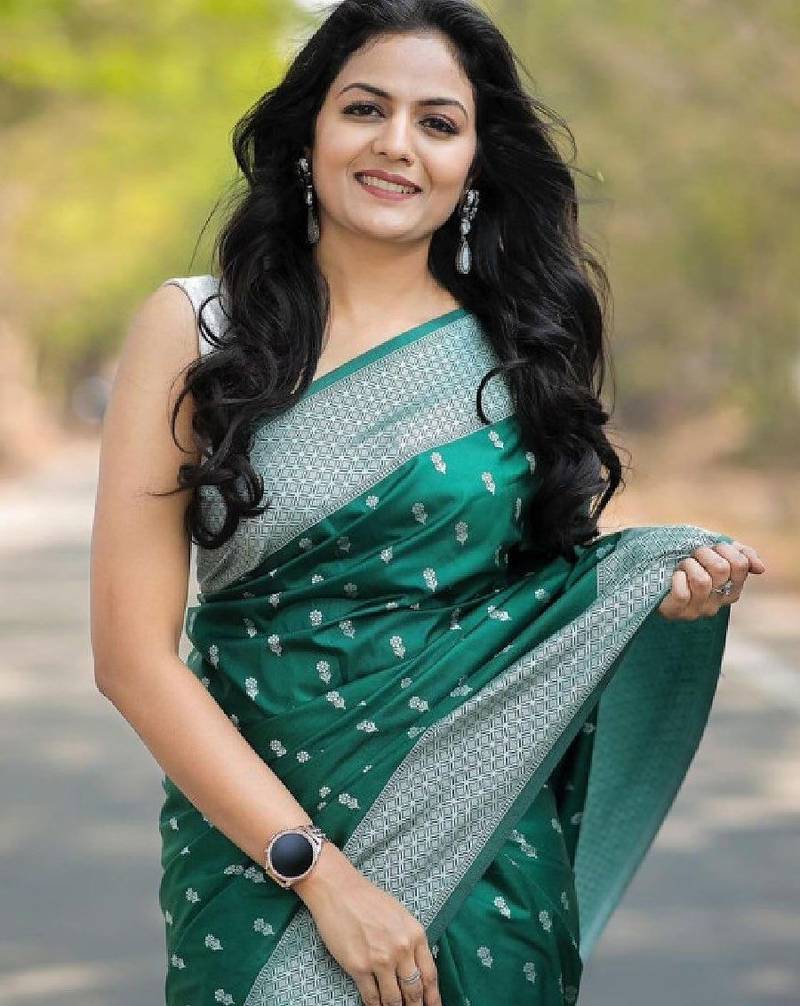 Ethnic motifs kanjeevaram saree