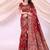 Ethnic motifs zari silk blend heavy work kanjeevaram saree