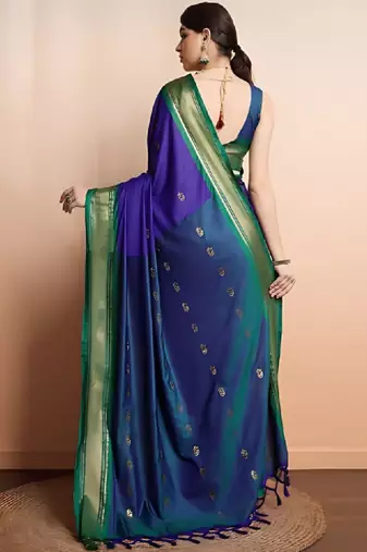 Woven design zari art silk handloom kanjeevaram saree