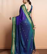 Woven design zari art silk handloom kanjeevaram saree