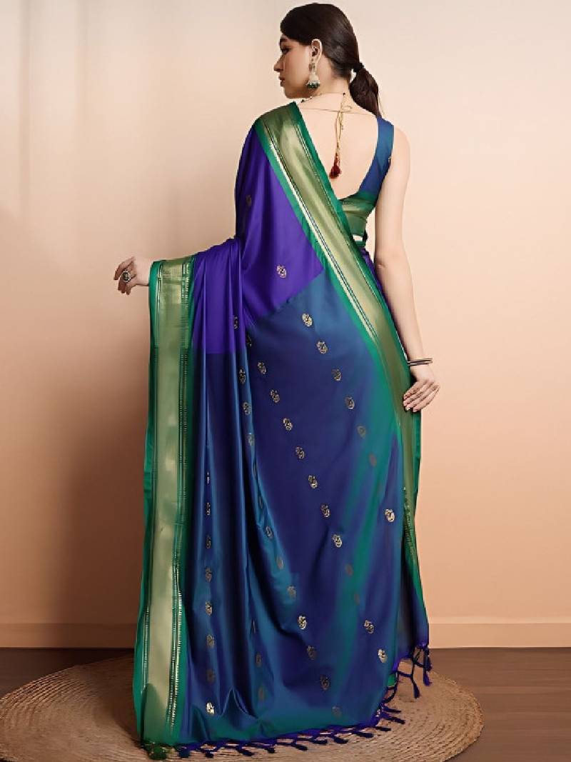 Woven design zari art silk handloom kanjeevaram saree