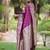 Ethnic motifs zari silk blend heavy work kanjeevaram saree