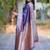 Polka dot zari silk blend kanjeevaram saree