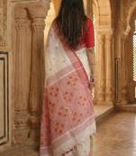 Woven design kanjeevaram saree
