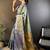 Woven design zari silk blend kanjeevaram saree
