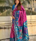 Woven design zari kanjeevaram saree