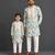 Butterfly printed kurta father son combo set