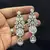 Crystal Floral Bridal Necklace & Earrings Set, Rhinestone Statement Jewelry