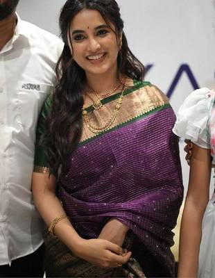 Zari silk blend designer kanjeevaram saree 1