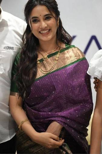 Zari silk blend designer kanjeevaram saree