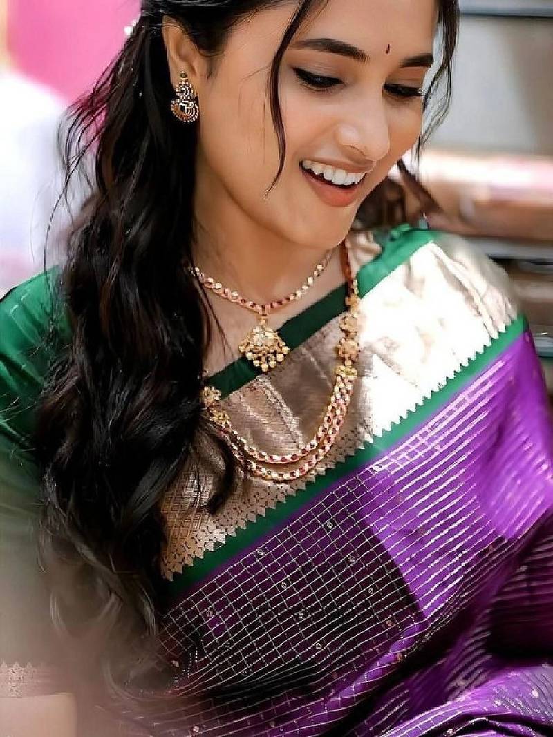 Zari silk blend designer kanjeevaram saree