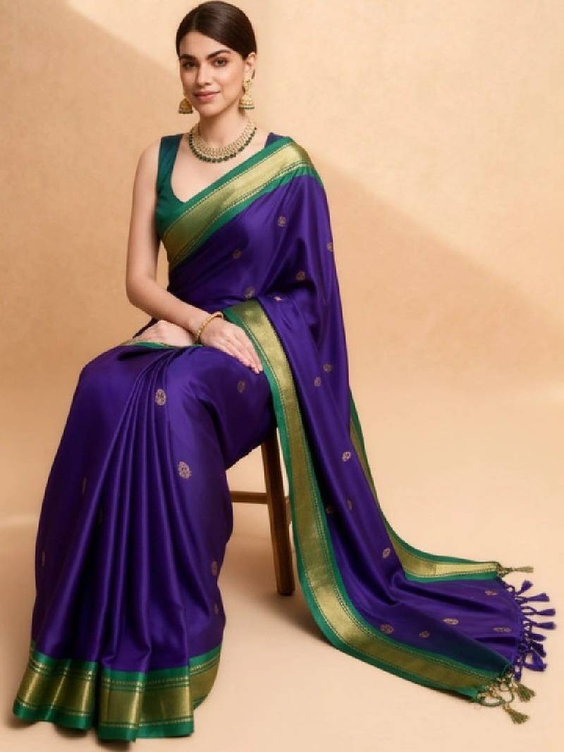 Zari pure cotton kanjeevaram saree