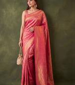 Woven design zari art silk kanjeevaram saree