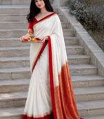 Women zari art silkkanjeevaram saree