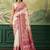 Floral embroidered pashmina handloom kanjeevaram saree