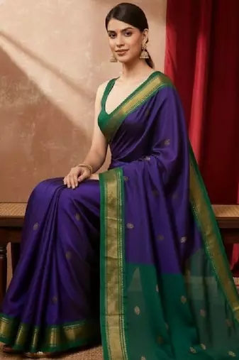 Zari pure cotton kanjeevaram saree
