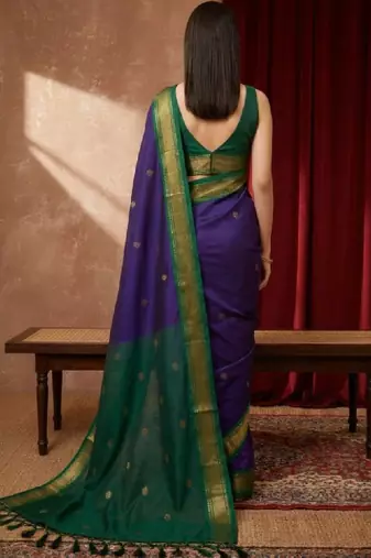 Zari pure cotton kanjeevaram saree