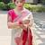 Woven design zari silk blend heavy work kanjeevaram saree
