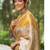 Woven design zari art silk designer kanjeevaram saree