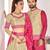 Beige jacket & pink color cotton silk blend solid men's long kurta with white cotton pant set