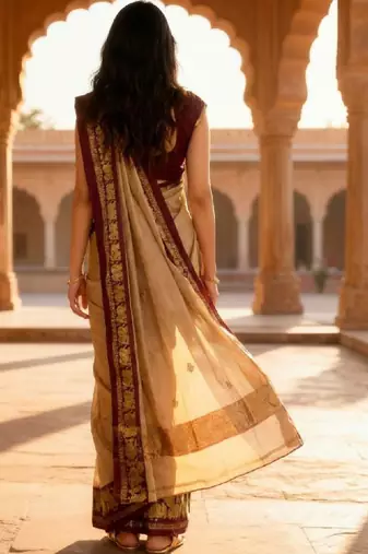 Pure cotton kanjeevaram saree
