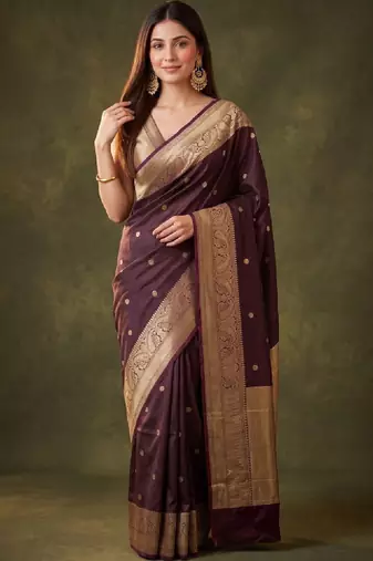 Woven design zari art silk kanjeevaram saree