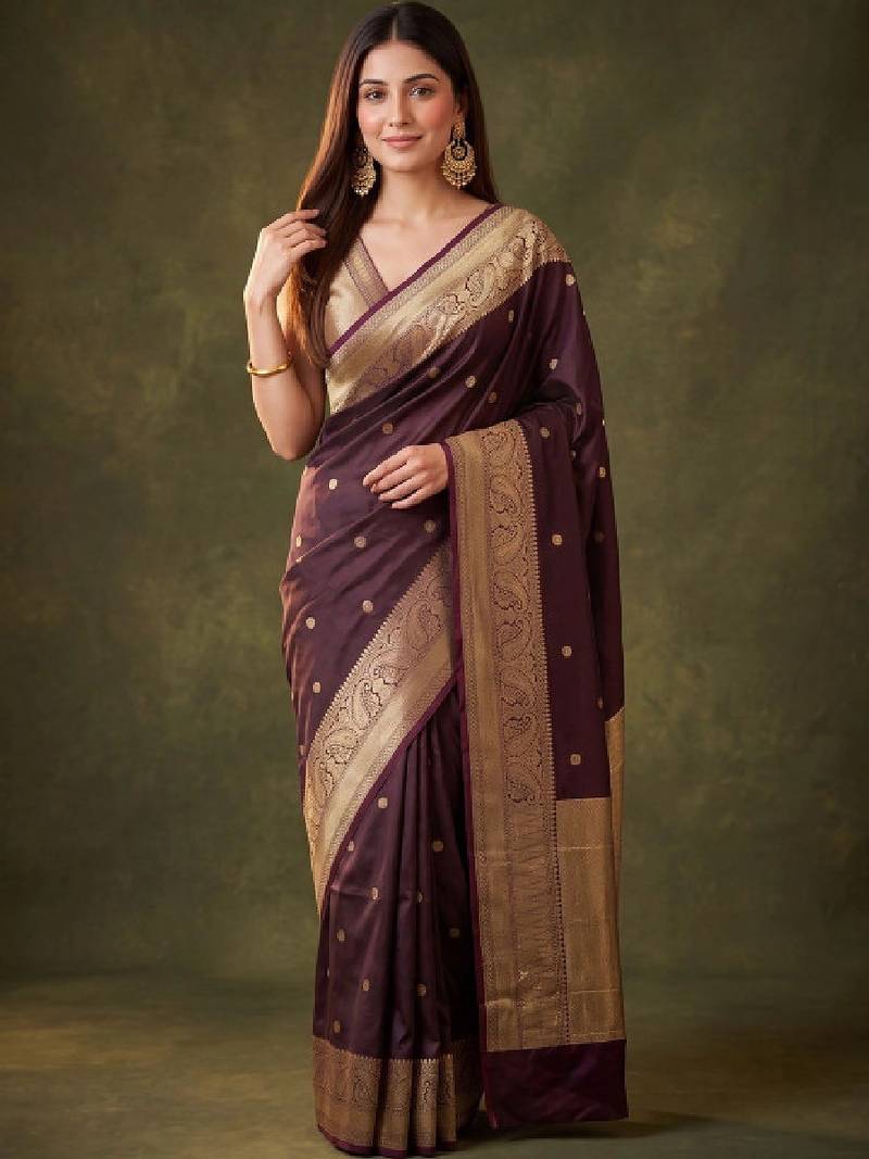 Woven design zari art silk kanjeevaram saree