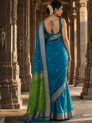 Woven design zari designer kanjeevaram saree 3